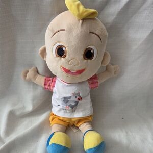 CoComelon 16” LARGE Pillow Cuddle Buddy Plush JJ Doll w/ Cow Shirt